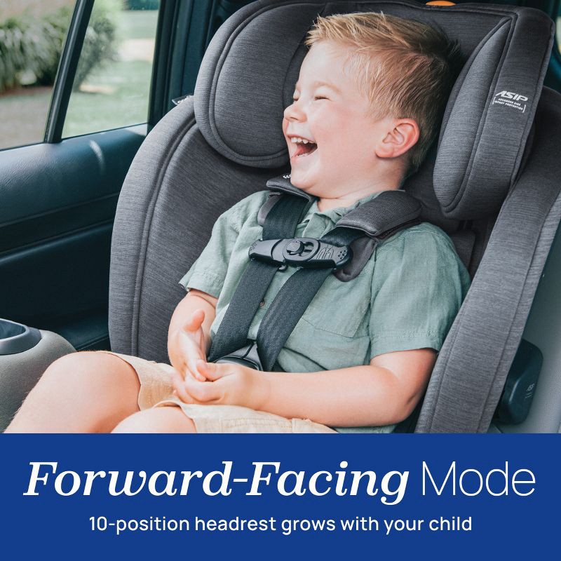 slide 4 of 22, Chicco OneFit LX ClearTex All-in-One Convertible Car Seat - Smoke, 1 ct