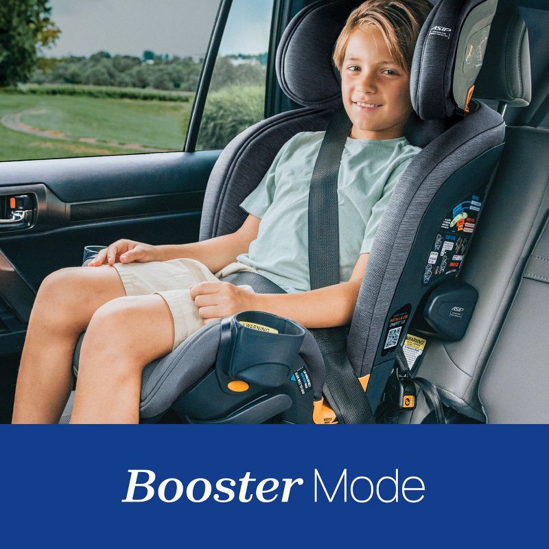 slide 5 of 22, Chicco OneFit LX ClearTex All-in-One Convertible Car Seat - Smoke, 1 ct