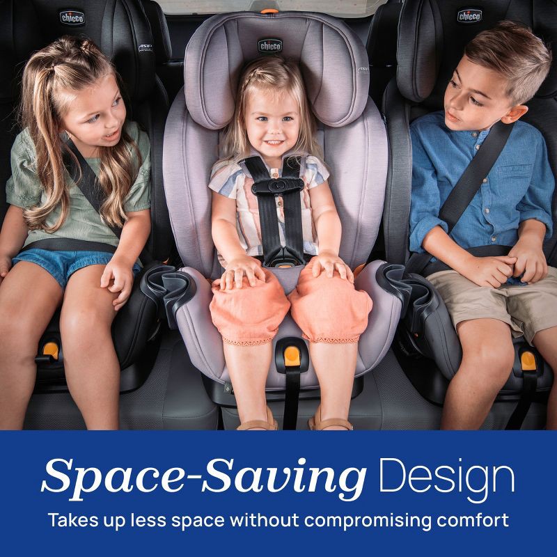 slide 6 of 22, Chicco OneFit LX ClearTex All-in-One Convertible Car Seat - Smoke, 1 ct