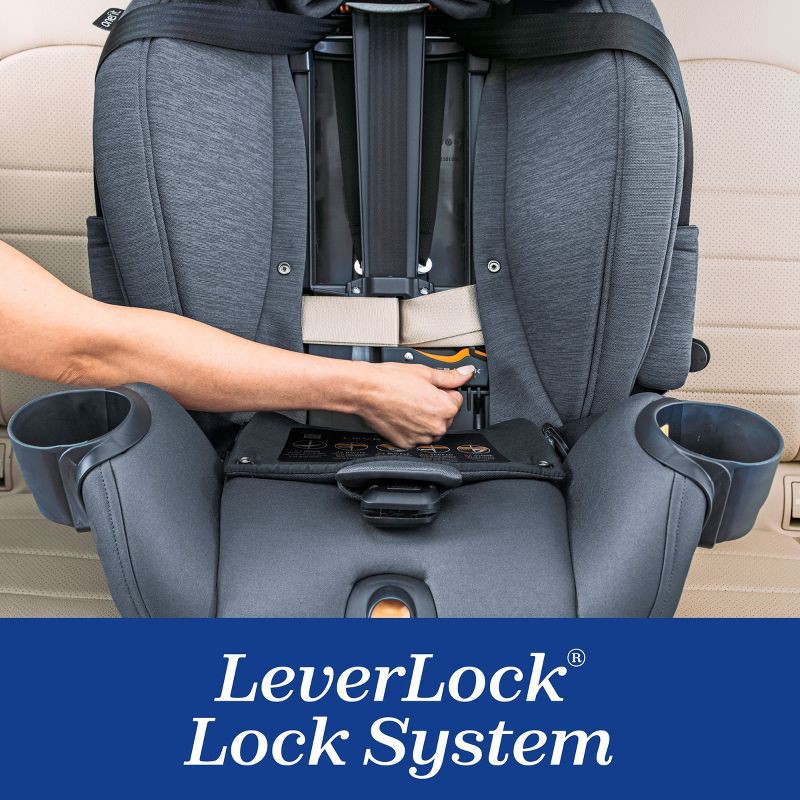 slide 7 of 22, Chicco OneFit LX ClearTex All-in-One Convertible Car Seat - Smoke, 1 ct