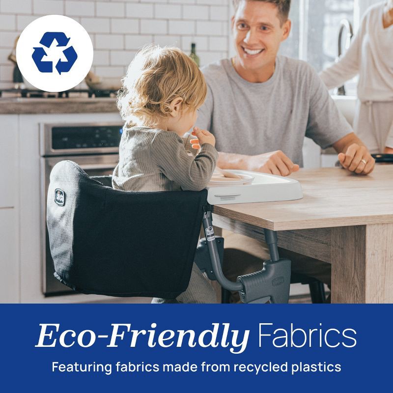 slide 3 of 9, Chicco FastLock Go Hook-On Chair - Black, 1 ct