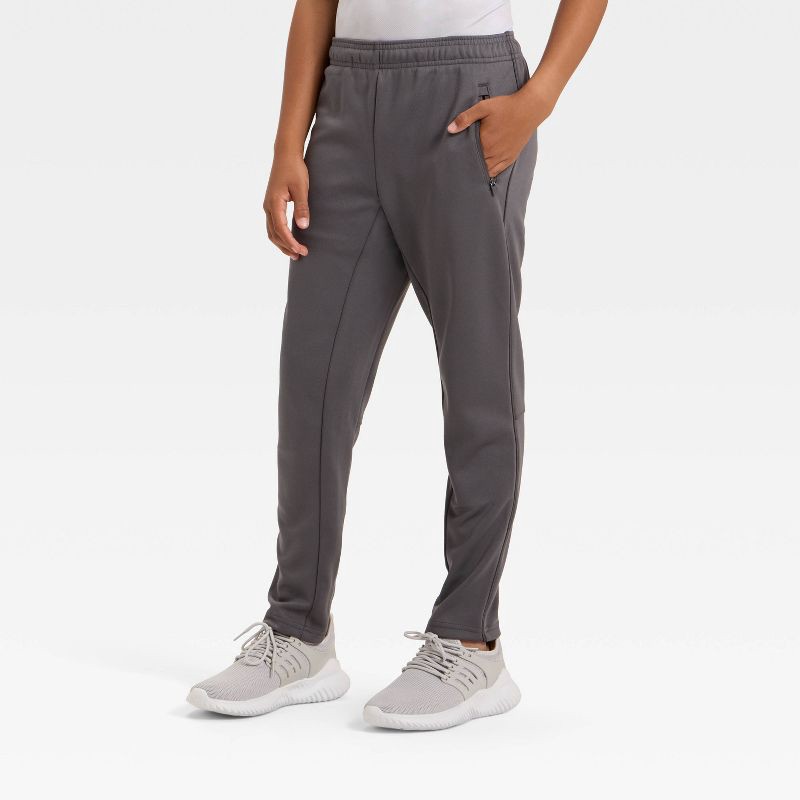 slide 1 of 3, Boys' Performance Jogger Pants - All In Motion™ Gray XS, 1 ct