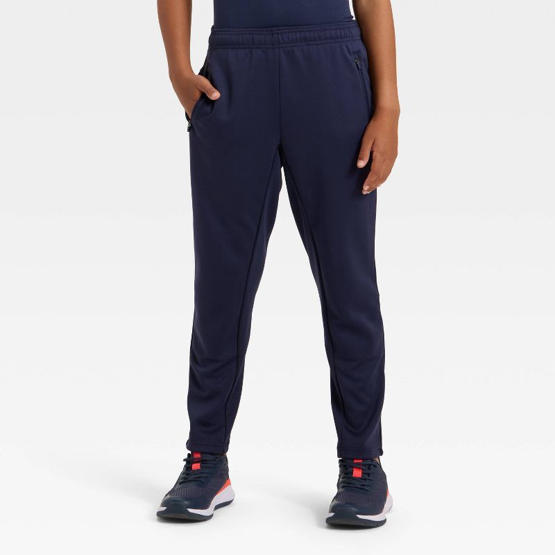 slide 1 of 3, Boys' Performance Jogger Pants - All In Motion™ Navy Blue L, 1 ct