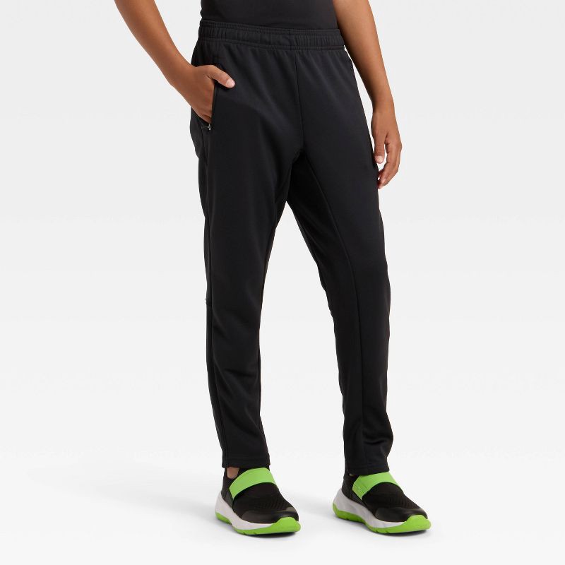 slide 1 of 3, Boys' Performance Jogger Pants - All In Motion™ Black M, 1 ct