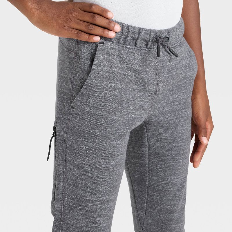 slide 3 of 3, Boys' Siro Ponte Jogger Sweatpants - All In Motion™ Gray M, 1 ct