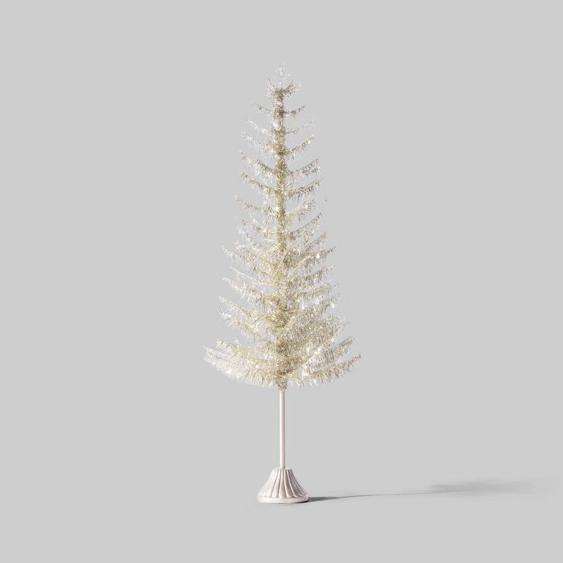 slide 3 of 5, Christmas Champagne Tinsel Tree - Wondershop™, 1 ct