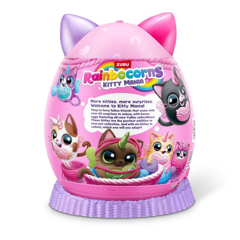 slide 6 of 6, Rainbocorns Eggzania Kitty Mania Stuffed Animal, 1 ct