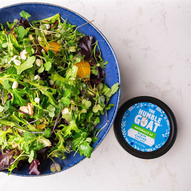 slide 3 of 4, The Humble Goat - Goat Cheese Crumbles - 4oz, 4 oz