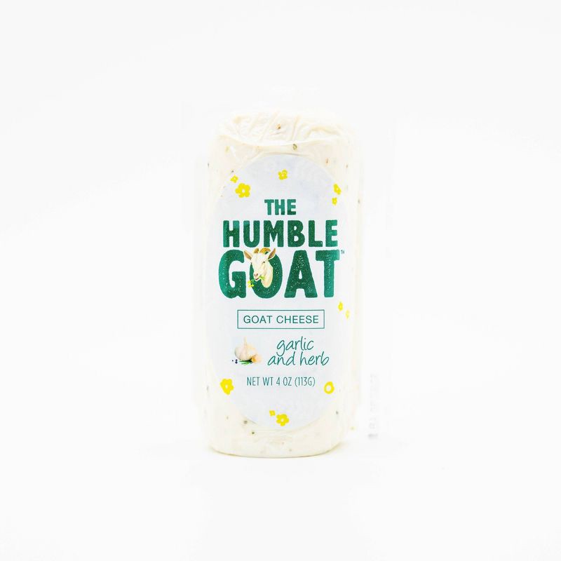 slide 1 of 4, The Humble Goat Garlic and Herb Goat Cheese Log - 4oz, 4 oz