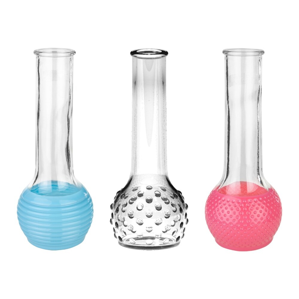 slide 1 of 1, Love Wins Dot And Dash Assorted Bud Vase, 8.5 in