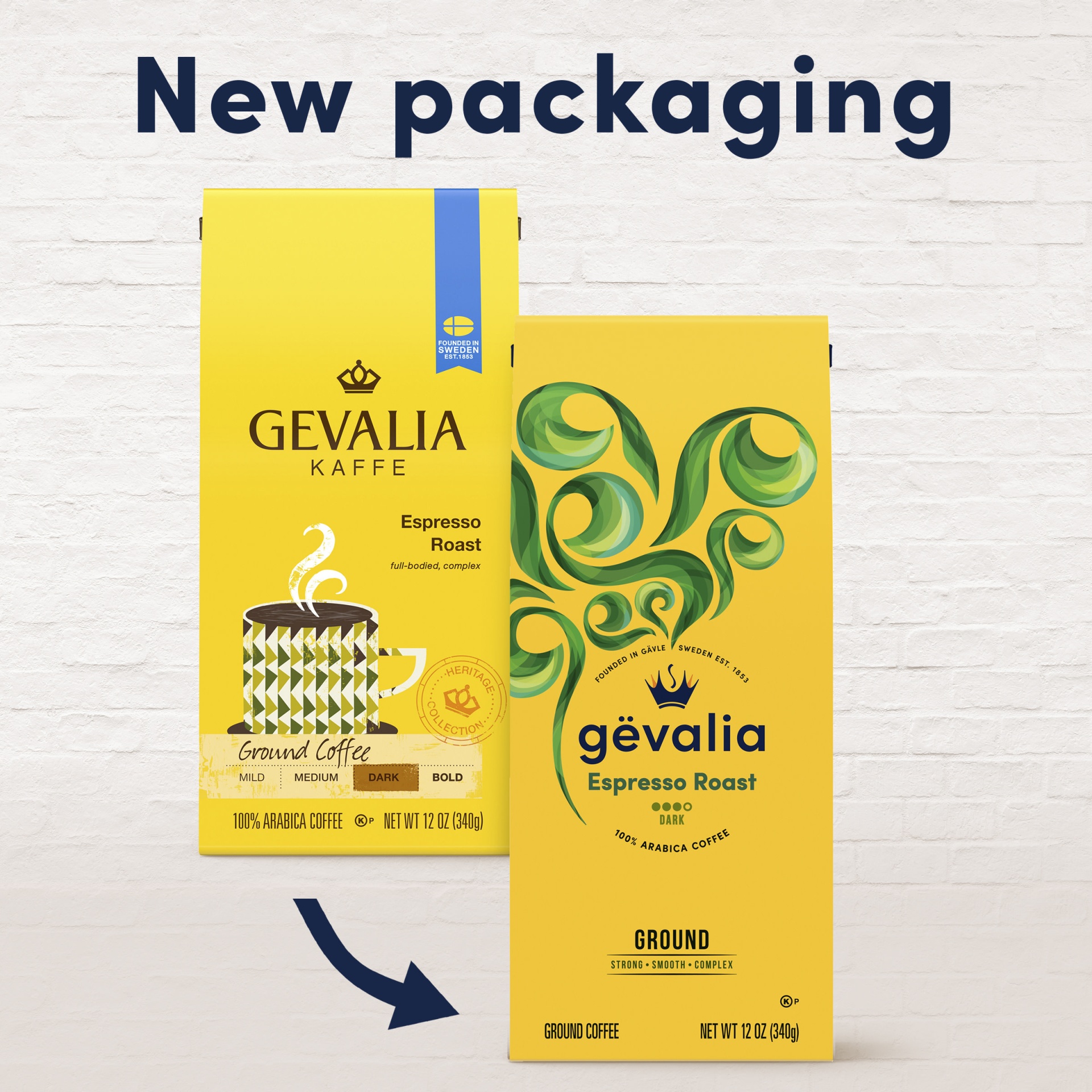 Gevalia Espresso Roast Dark Roast Ground Coffee 12 oz Shipt