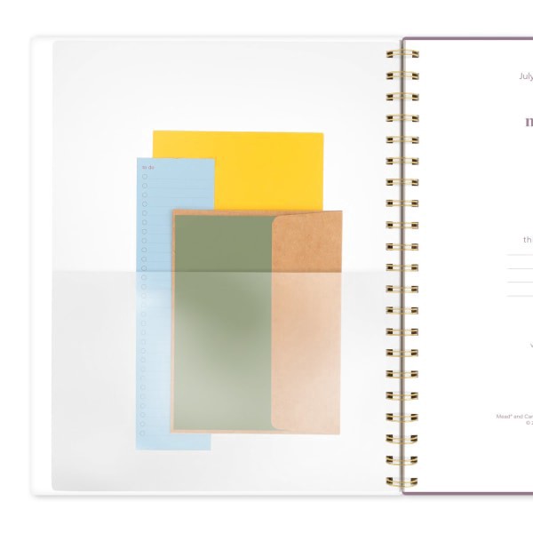 slide 5 of 10, 2024-2025 Cambridge Eclipse Academic Weekly/Monthly Planner, 8-1/2"" X 11"", Purple, July 2024 To June 2025, 1711-905A, 1 ct