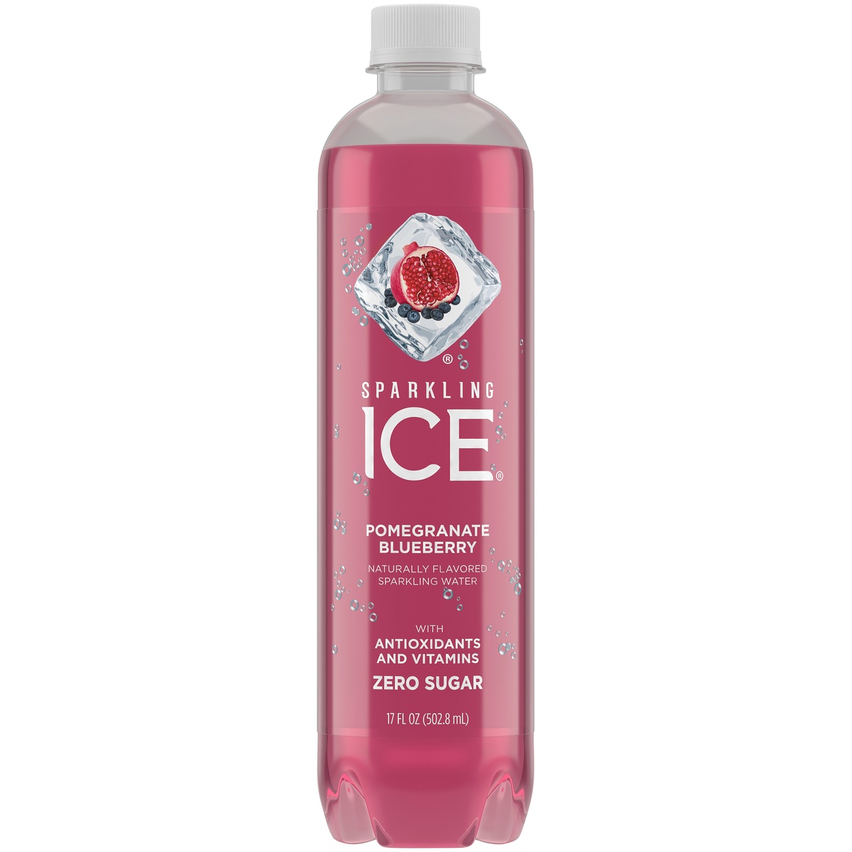 slide 1 of 1, Sparkling ICE Pomegranate Blueberry Water, 17 oz