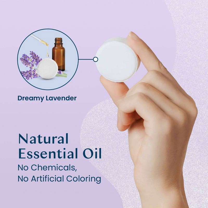 slide 4 of 7, Body Restore Shower Steamers with 100% Natural Essential Oil - Lavender - 2oz/2ct, 2 ct; 2 oz