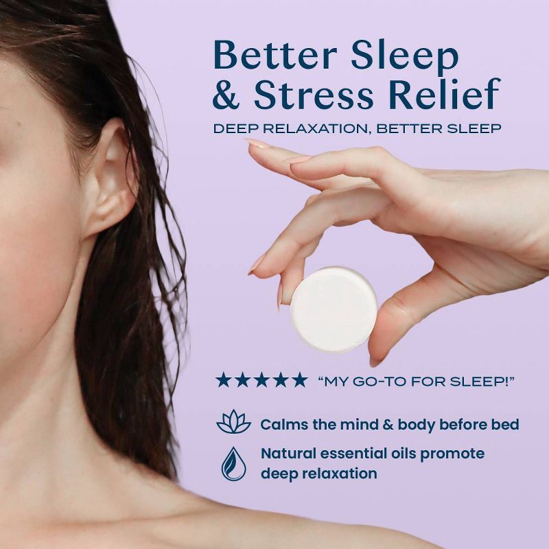 slide 7 of 7, Body Restore Shower Steamers with 100% Natural Essential Oil - Lavender - 2oz/2ct, 2 ct; 2 oz