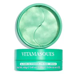 Vitamasques Collagen Caffeine Eye Pads Jar - 1.41oz/32ct