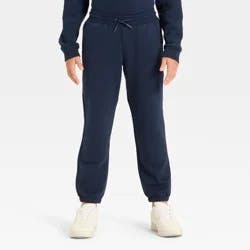 Boys' Active Comfort Fleece Jogger Sweatpants - All In Motion™ Navy Blue XL