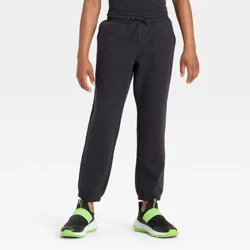 Boys' Active Comfort Fleece Jogger Sweatpants - All In Motion™ Black XS
