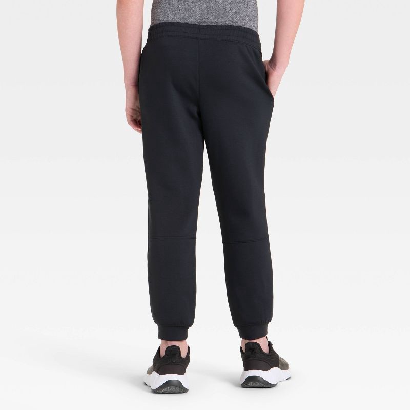 slide 2 of 3, Boys' Spacer Jogger Pants - All In Motion™ Black M, 1 ct