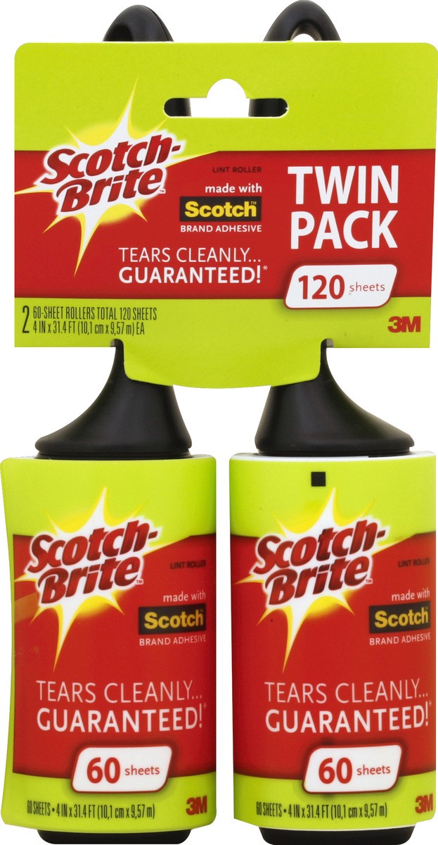 slide 2 of 2, Scotch-Brite Lint Roller 2 ea, 2 ct