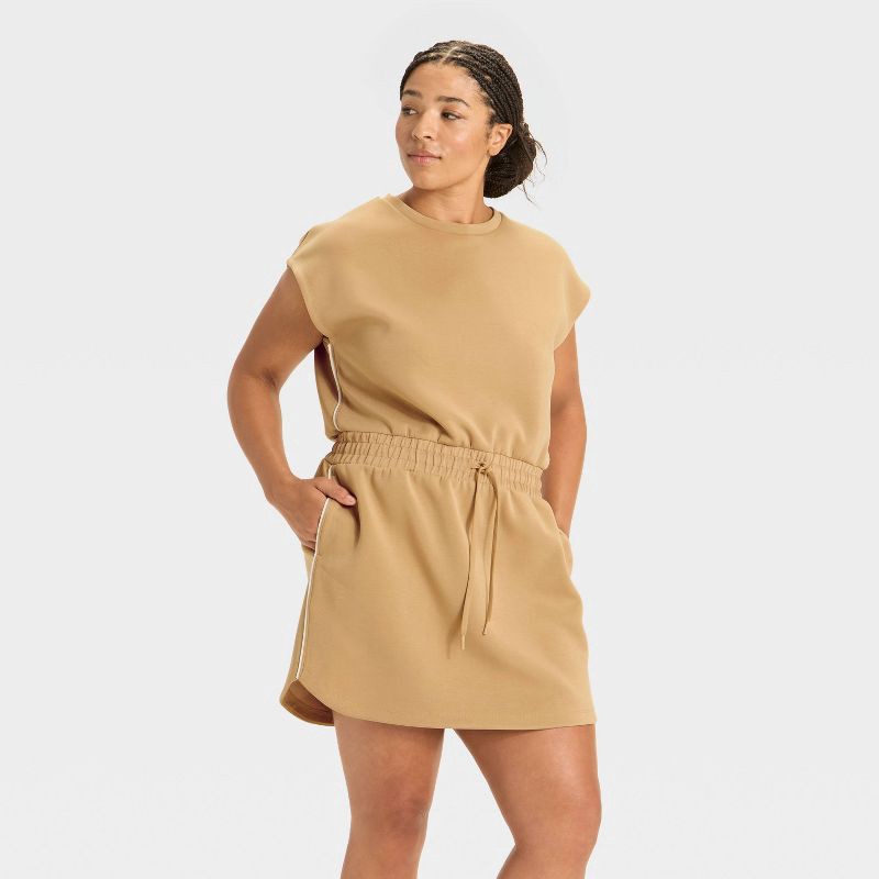 slide 4 of 5, Women's Airy Sleek Dress - All In Motion™ Tan XXL, 1 ct
