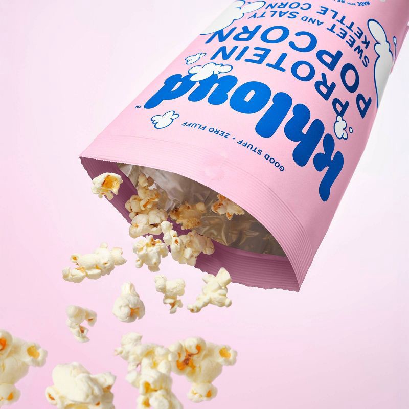 slide 4 of 5, Khloud Sweet and Salty Kettle Corn Protein Popcorn - 5oz, 5 oz