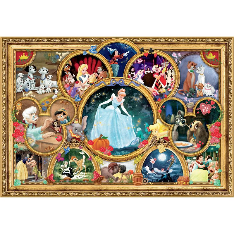 slide 3 of 4, Buffalo Games Impulse Disney Classic Collage Jigsaw Puzzle - 2000pc: Educational Problem Solving Fantasy Theme, 2000 ct
