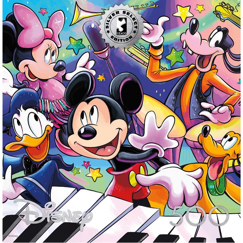 slide 3 of 4, Buffalo Games Impulse Disney Mickey's Music Jigsaw Puzzle - 1000pc: Fantasy, Cardstock Paper, Problem Solving, 1000 ct