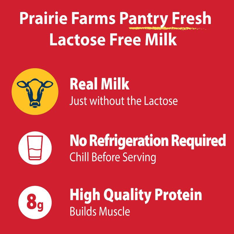 slide 8 of 11, Prairie Farms 1% Chocolate Lactose Free Milk - 3pk/8 fl oz, 3 ct, 8 fl oz