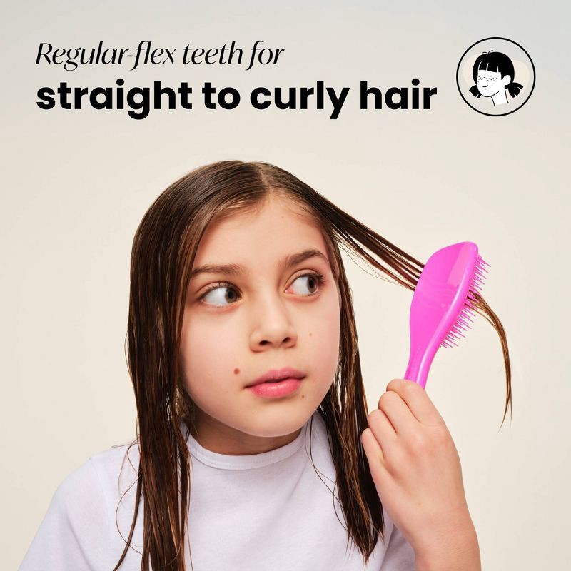 slide 4 of 10, Tangle Teezer Mini Ultimate Detangler Hair Brush - Pink, 1 ct