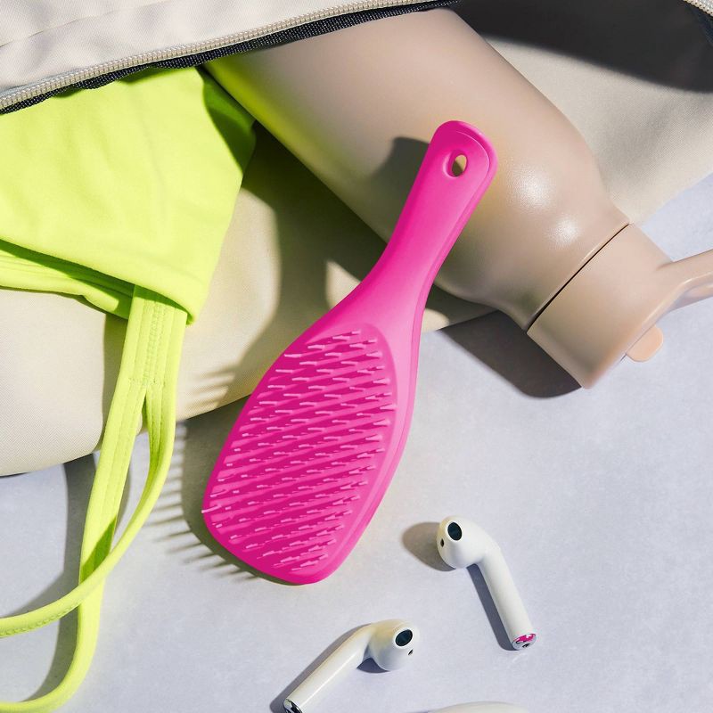 slide 7 of 10, Tangle Teezer Mini Ultimate Detangler Hair Brush - Pink, 1 ct