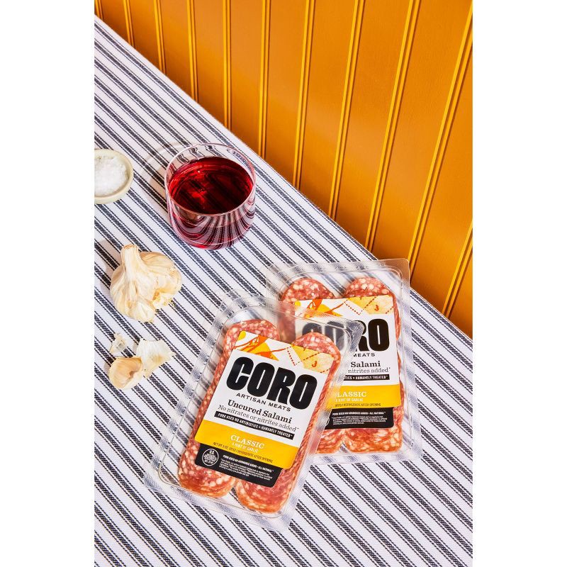 slide 3 of 6, Coro Foods Uncured Classic Salami - 3oz, 3 oz