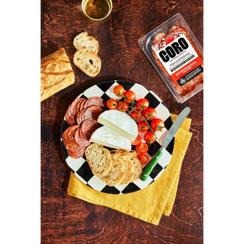slide 5 of 6, Coro Foods Uncured Hot Sopressata Salami - 3oz, 3 oz