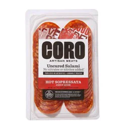 Coro Foods Uncured Hot Sopressata Salami - 3oz