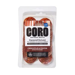 Coro Foods Uncured Cocoa, Cinnamon and Chipotle Salami - 3oz