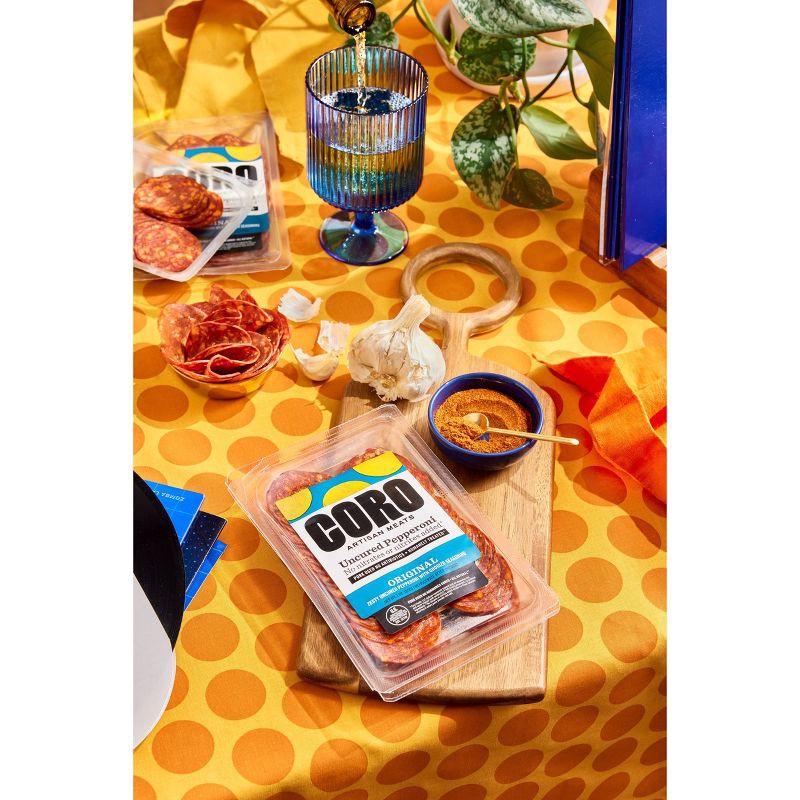 slide 2 of 6, Coro Foods Uncured Pepperoni - 3oz, 3 oz