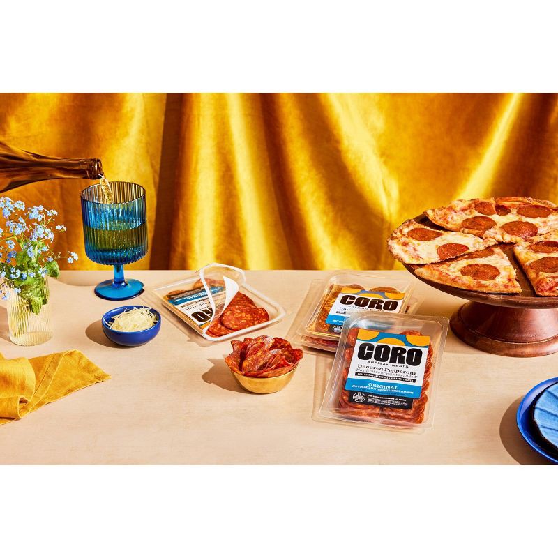 slide 4 of 6, Coro Foods Uncured Pepperoni - 3oz, 3 oz