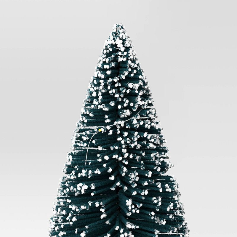 slide 3 of 3, 2pk Christmas Lit Sisal Tree Decor Green - Wondershop™, 2 ct