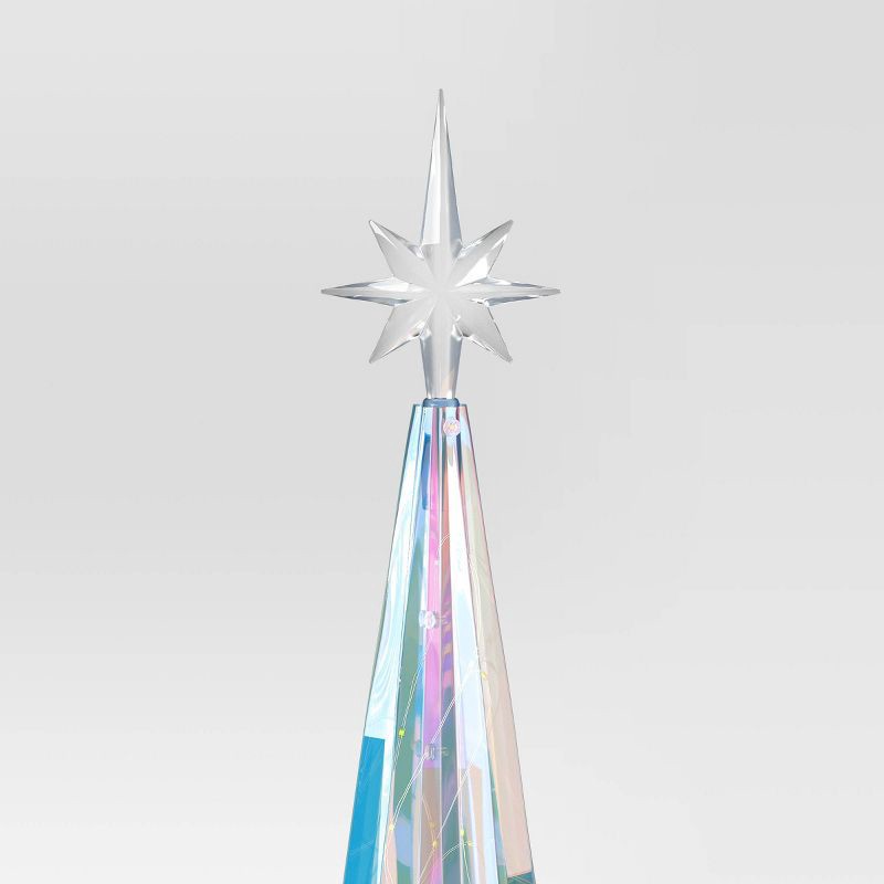 slide 4 of 4, Christmas Iridescent Tree with Star - Wondershop™, 1 ct