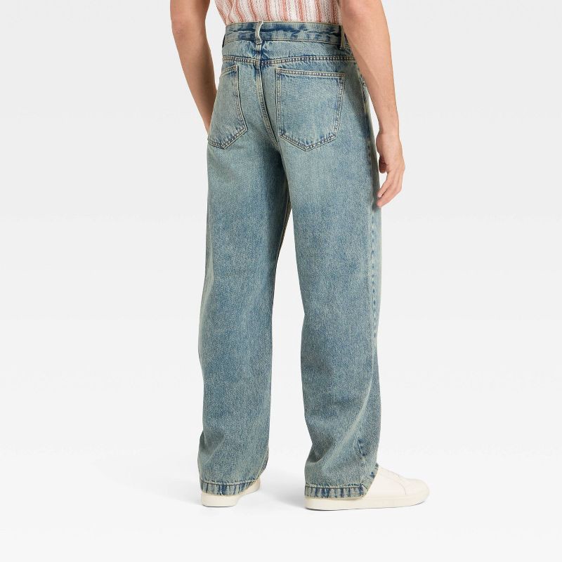 slide 3 of 3, Men's Baggy Fit Jeans - Original Use™ Indigo 32x34, 1 ct