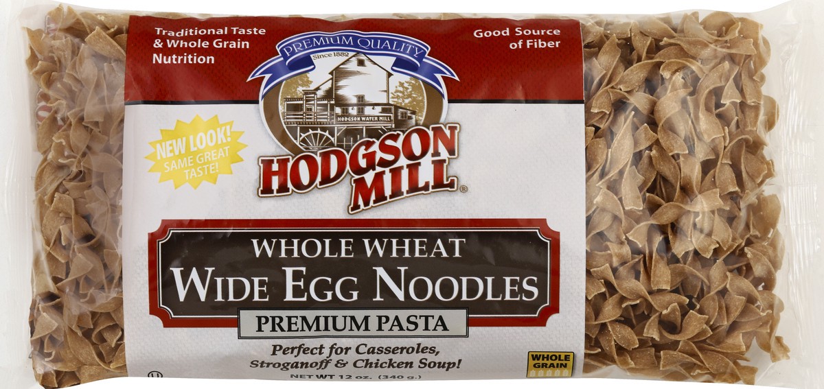 slide 1 of 6, Hodgson Mill Wide Egg Noodles 12 oz, 12 oz