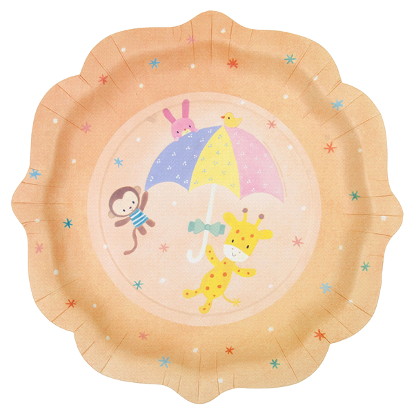 slide 1 of 1, Papyrus Baby Love Dinner Plate, 1 ct