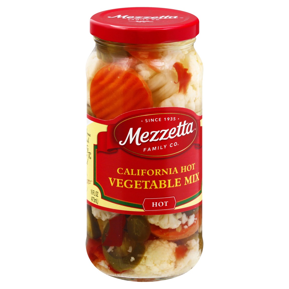 slide 2 of 11, Mezzetta Hot Veggie Mix, 16 oz