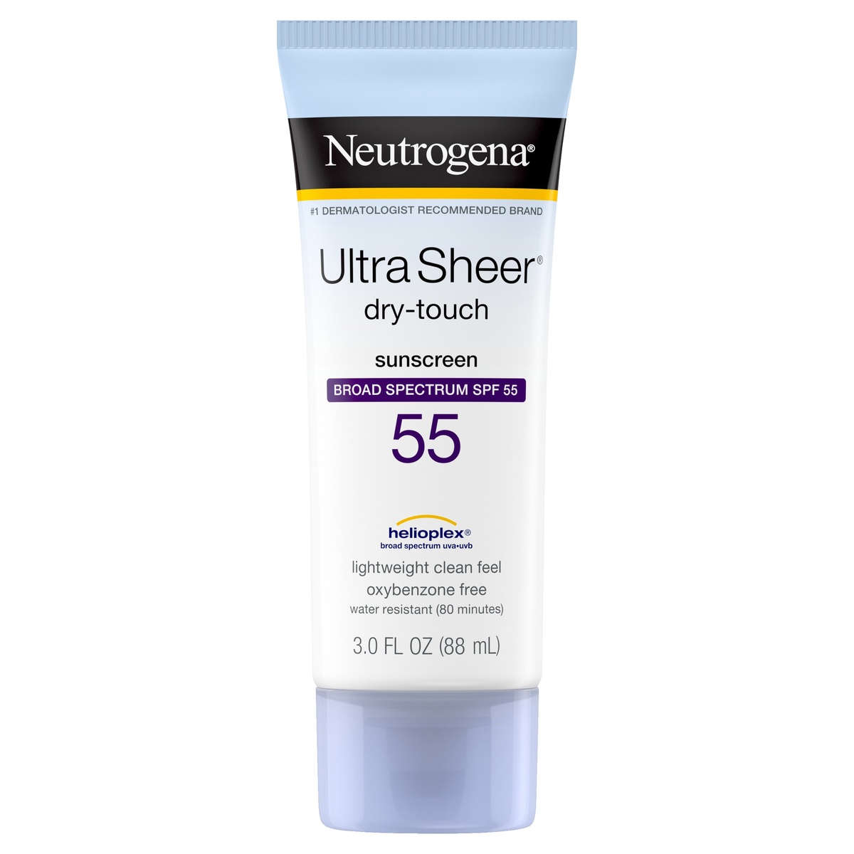 slide 4 of 6, Neutrogena Ultra Sheer Sunscreen Lotion - SPF 55, 3 oz