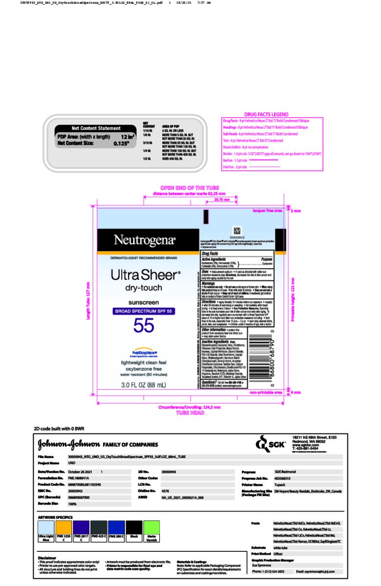 slide 9 of 11, Neutrogena Ultra Sheer Sunscreen Lotion - SPF 55, 3 oz