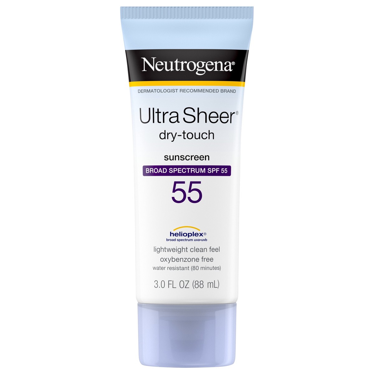 slide 1 of 11, Neutrogena Ultra Sheer Dry-Touch SPF 55 Sunscreen Lotion, 3 fl. oz, 3 fl oz