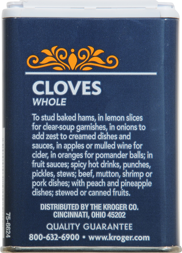 slide 2 of 2, Kroger Whole Cloves, 1.25 oz