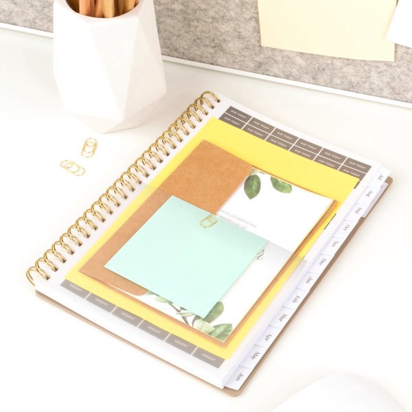 slide 2 of 10, 2024-2025 Cambridge Workstyle Focus Weekly/Monthly Academic Planner, 5-1/2"" X 8-1/2"", Timeless Taupe, July 2024 To June 2025, 1606-200A-45, 1 ct