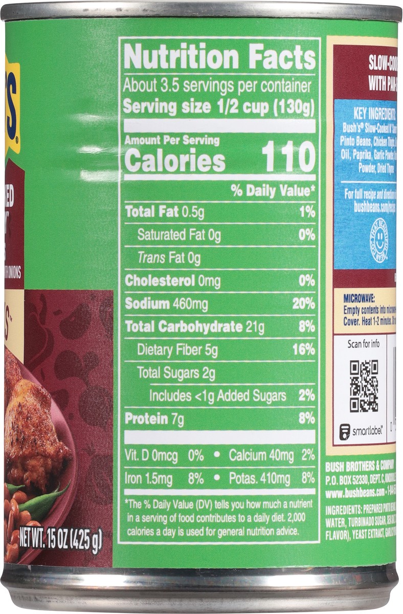 slide 5 of 9, Bush's Best Bush's Sidekicks Slow-Cooked N' Savory Beans 15 oz, 15 oz