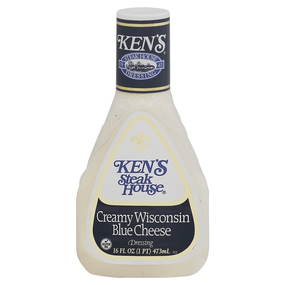 slide 1 of 11, Ken's Steak House Creamy Wisconsin Blue Cheese Dressing, 16 fl oz